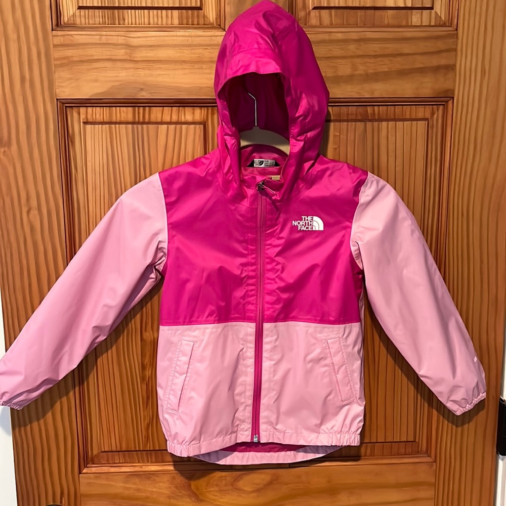 Pink Girl’s North Face Shel/Lightweight Coat